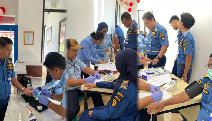 UPP Palabuhanratu Gelar Pemeriksaan Kesehatan Gratis bagi Pegawai dan Masyarakat