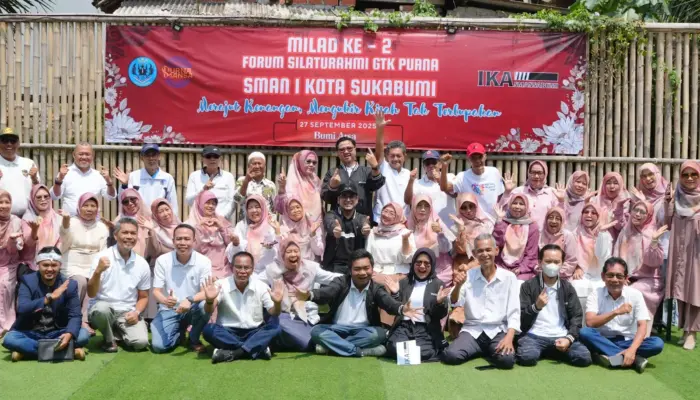 Milad Forum GTK SMAN 1, Bobby Maulana Soroti Tantangan Pembangunan Kota Sukabumi