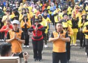 Ribuan Warga Meriahkan CFD, Senam Gurilapss, dan Jalan Santai Milangkala Ke-155 Kabupaten Sukabumi