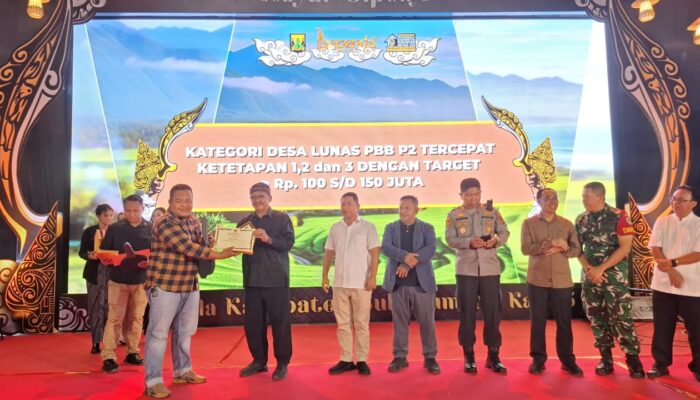Desa Wanasari Raih Juara 1 Lunas PBB Tercepat, Gebyar Si Penyu Bapenda Sukabumi Beri Apresiasi Sepeda Motor