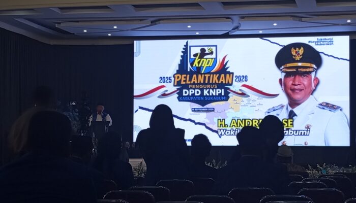Wakil Bupati Hadiri Pelantikan DPD KNPI Kabupaten Sukabumi Periode 2025-2028
