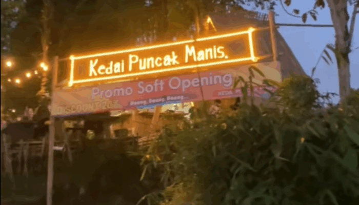 Kedai Puncak Manis Sukabumi, Sensasi Nongkrong ala Puncak di Kadudampit