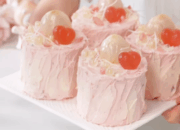 Resep Pinky Cake Jelly Leci Bunga Mawar
