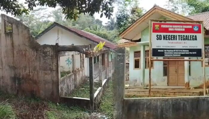 Satu Ruang Kelas SDN Tegalega Jampangtengah Tanpa Atap, Siswa Terancam Belajar di Gedung Ambruk