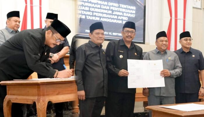 Paripurna DPRD Sukabumi, Keputusan Evaluasi Gubernur Jadi Dasar Penetapan Perubahan APBD 2025