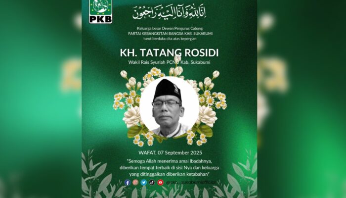 Hasim Adnan Sampaikan Duka Cita Atas Wafatnya KH. Tatang Rosidi