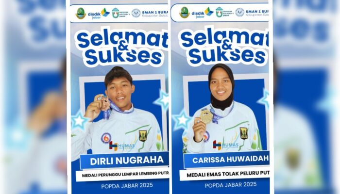 Inspirasi dari SMAN 1 Surade: Carissa dan Dirli Buktikan Kerja Keras Hasilkan Prestasi di POPDA Jabar XIV