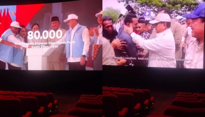 Viral Video Prabowo Diputar di Bioskop, Biar Apa Sih?