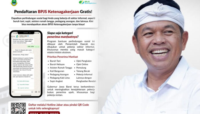 Cara Daftar BPJS Ketenagakerjaan Gratis untuk Pekerja Informal Jawa Barat