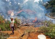 Anak Main Kompor, Rumah Warga Nyalindung Sukabumi Ludes Terbakar