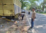 Pengendara Motor Tewas Tabrak Truk Terparkir di Jalur Lingsel Kota Sukabumi