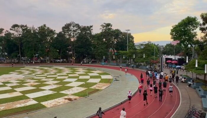 Infrastruktur dan PKL di Lapang Merdeka Kota Sukabumi Akan di Tata Ulang