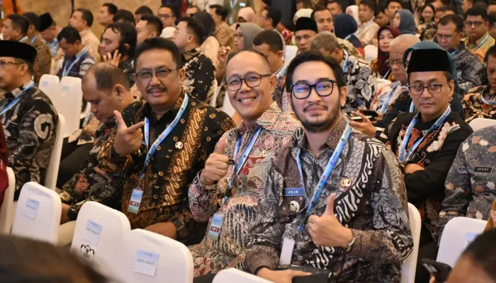 Hadir Bersama Asjap dan Jeje di Rakornas TPAKD 2025, Ayep Zaki Siap Dorong Percepatan Akses Keuangan Daerah