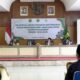 Bupati Sukabumi, Asep Japar di pelantikan jajaran dewan penasehat dan pengurus baru FKUB Kabupaten Sukabumi periode 2025–2030, di Pendopo Sukabumi, Selasa (21/10/2025).