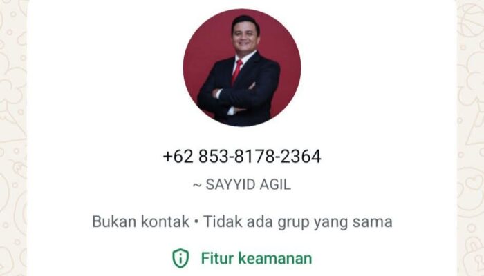 Nama Ketua Yayasan Tidar Biru Sejahtera Dicatut untuk Aksi Penipuan Lewat WhatsApp