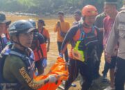 Satu dari Dua Anak Tenggelam di Sungai Cimandiri Sukabumi Ditemukan Meninggal Dunia