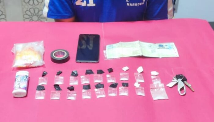 Polres Sukabumi Kota Bekuk Tiga Pengedar Sabu, Amankan Barang Bukti 41,83 Gram Siap Edar