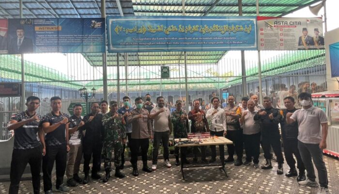 Gandeng TNI–Polri, Lapas Sukabumi Gelar Razia Gabungan Serentak Cegah Barang Terlarang di Dalam Lapas