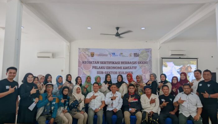 Dispar Sukabumi Dorong Sertifikasi SKKNI Produk Halal dan Baik bagi Pelaku Kuliner Kreatif