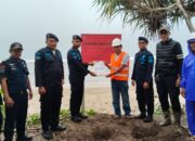 KKP Pasang Papan Penghentian di Pantai Minajaya Usai Viral Pembongkaran Karang