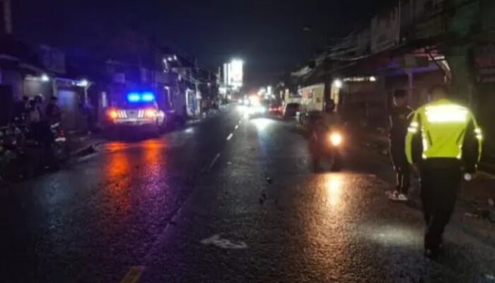 Satu Orang Tewas dalam Kecelakaan Dua Motor di Jalan Cisaat Sukabumi