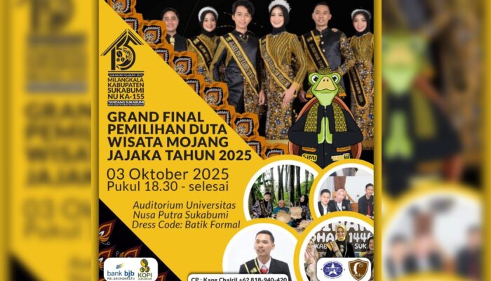 Grand Final Mojang Jajaka, Momentum Ikon Baru Wisata Sukabumi