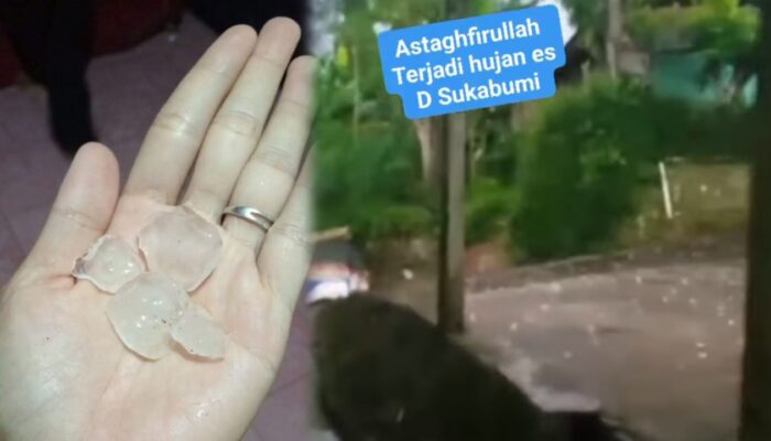 Hujan Es Heboh Landa Kadununggal, Warga Kaget Dan Panik! 