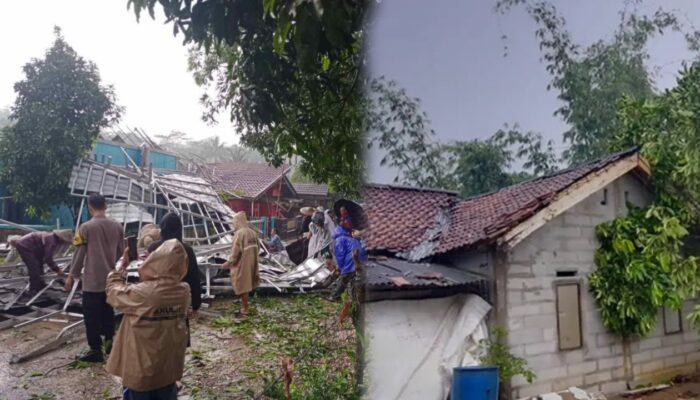 Cuaca Ekstrem Terjang Jampangtengah, 64 Rumah Warga Terdampak