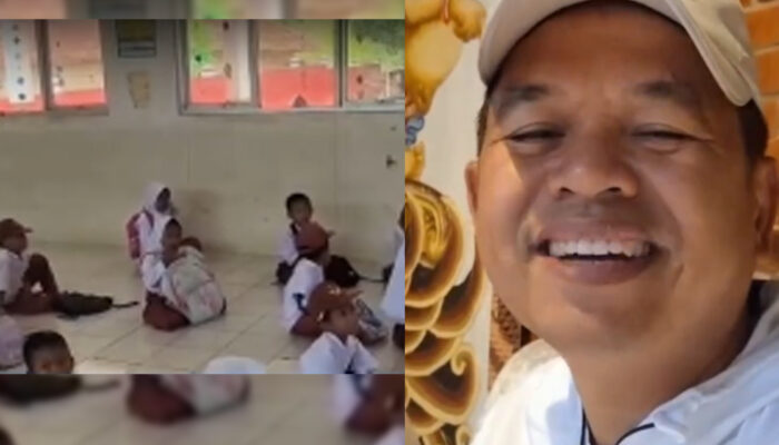 Siswa SDN Cibitung Belajar di Lantai, Gubernur Dedi Mulyadi: Sukabumi Lagi, Ampun!
