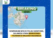 Dampak Gempa M 7,4 Filipina, Tsunami Minor Terjang Pesisir Talaud Sulawesi Utara