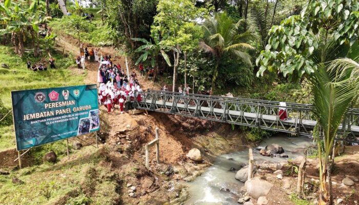 Bupati Sukabumi Ucapkan Terimakasih, Jembatan Panel Garuda Bisa Percepat Pertumbuhan Ekonomi