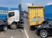 Kesaksian Warga: Kronologi Kecelakaan Beruntun di Pamuruyan Cibadak Sukabumi