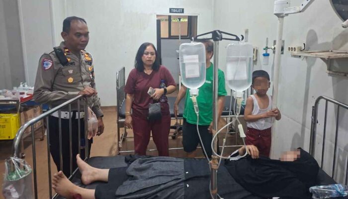 Ibu dan Dua Anak Luka-luka Dalam Kecelakaan Pajero Terguling di Palabuhanratu Sukabumi