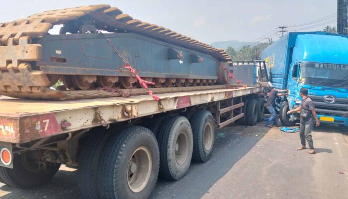 Gegara Rem Blong, Ini Daftar Kendaraan Kecelakaan Beruntun di Pamuruyan Cibadak Sukabumi