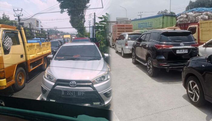 Macet Total hingga Gerbang Tol Parungkuda, Imbas Kecelakaan Beruntun di Pamuruyan Cibadak Sukabumi