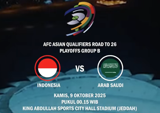 Jangan Lewatkan! Jadwal Indonesia vs Arab Saudi Malam Ini di Kualifikasi Piala Dunia