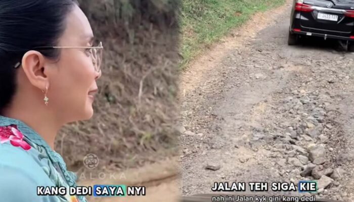 Viral Konten Dewan Oneng Soal Jalan Cikidang Sukabumi Rusak, Pemprov Jabar Turun Tangan