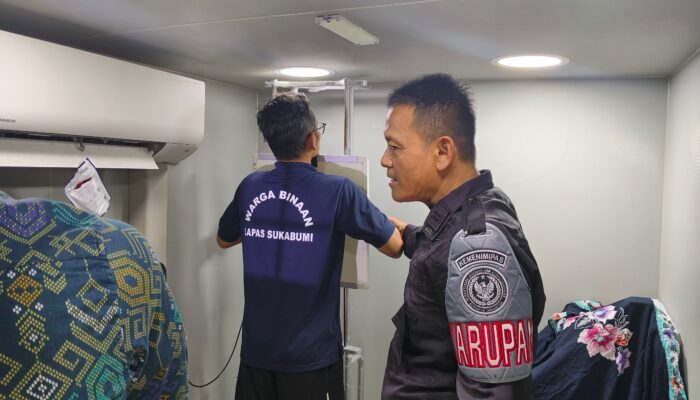 Ditjenpas Bersama Kemenkes dan Dinkes Lakukan Skrining TBC 487 WBP Lapas Sukabumi