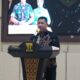 Wakil Bupati Sukabumi, Andreas, dalam acara pisah sambut Komandan Kodim 0622 Kabupaten Sukabumi.