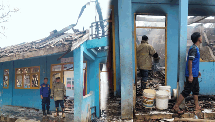 Ruang Kelas MTs Nurul Hasanah Terbakar, Aktivitas Belajar 348 Siswa Terganggu