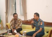 Bupati Sukabumi Sambut Danlanal Bandung, Rencanakan Aksi Bersih Pantai dan Bakti Sosial di Cisolok