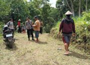 Desa Bojongsari Perkuat Gotong Royong Lewat Karya Bakti Perbaikan Jalan Bersama Koramil Jampangkulon