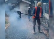 Disperkim Sukabumi Tinjau Pekerjaan Jaling di Desa Cikurutug untuk Pastikan Kualitas Pembangunan