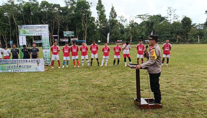 Pembukaan Bupati Cup X Cikarang Cup Berlangsung Meriah, Kapolsek Jampangkulon: Wadah Positif bagi Pemuda