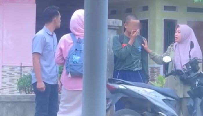 Pelajar di Ciracap Diduga Dimarahi dan Ditampar Pria di Jalan Desa, Video Viral di Sukabumi
