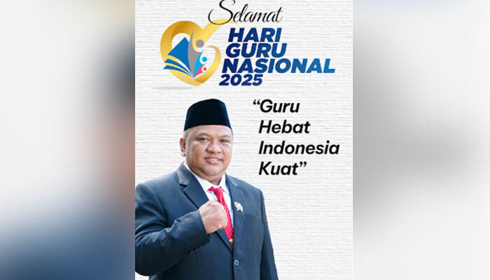 Ketua DPRD Kabupaten Sukabumi Ucapkan Selamat Hari Guru Nasional