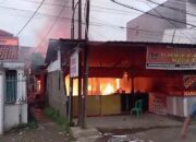 RM Padang di Cibadak Sukabumi Ludes Terbakar, Diduga Gegara Gas Bocor