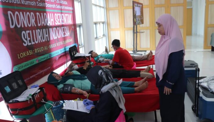 Semangat HUT ARSADA, RSUD Al-Mulk Beri Kontribusi Nyata Lewat Donor Darah Massal