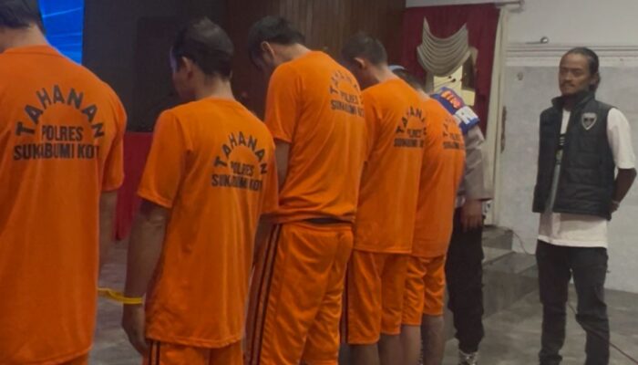 Polres Sukabumi Kota Bongkar Sindikat Curanmor di 14 Lokasi, Lima Pelaku Berhasil Dibekuk