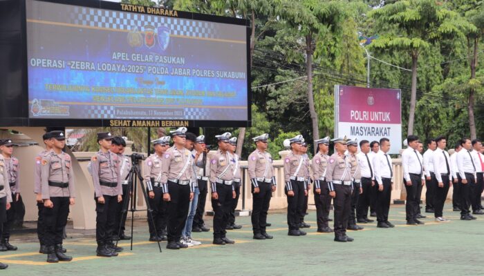 Siap-siap! Polres Sukabumi Gelar Operasi Zebra Lodaya 2025